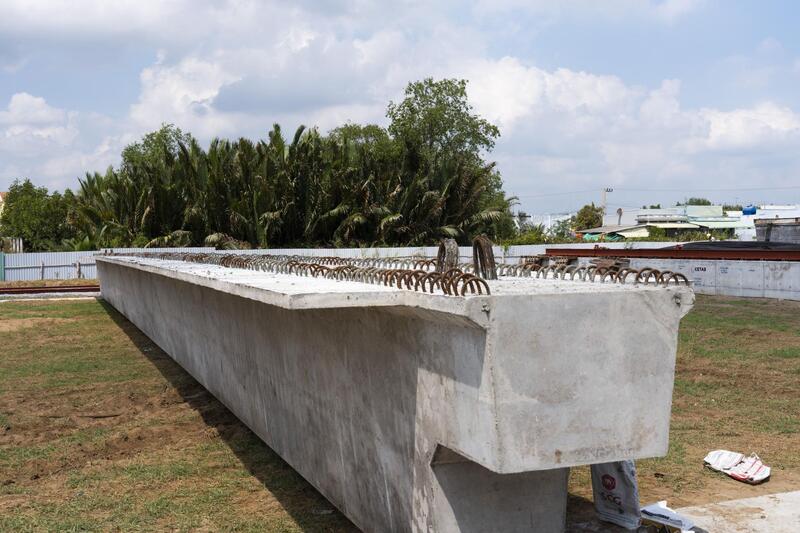 Nguyên lý dự ứng lực của dầm Super T căng trước